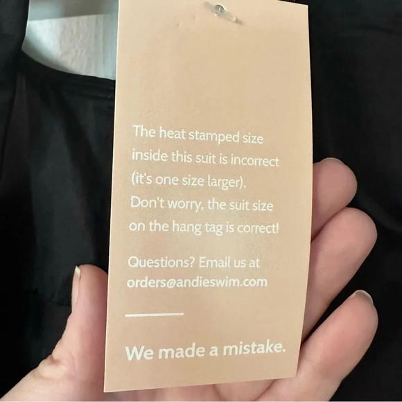 Andie Swim The Catalina One-Piece Women's Black Buckled Racerback Size XS NWT - Picture 8 of 11